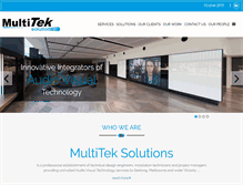 Tablet Screenshot of multiteksolutions.com.au